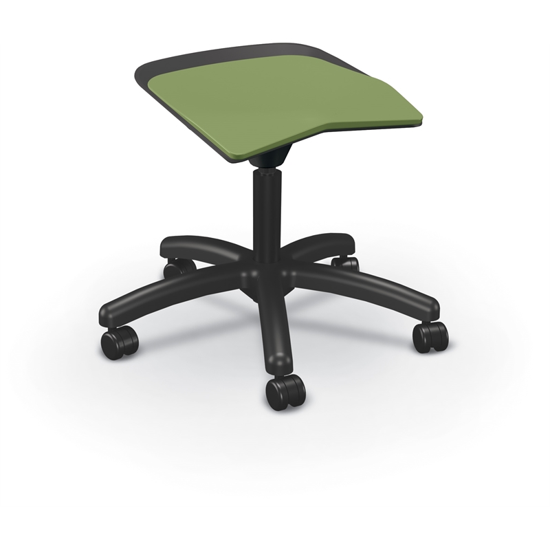 MooreCo Elate Backless Task Stool Moss Foam Seat