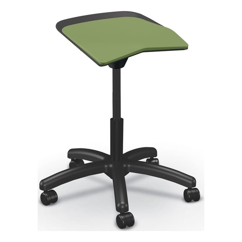 MooreCo Elate Backless Task Stool Moss Foam Seat