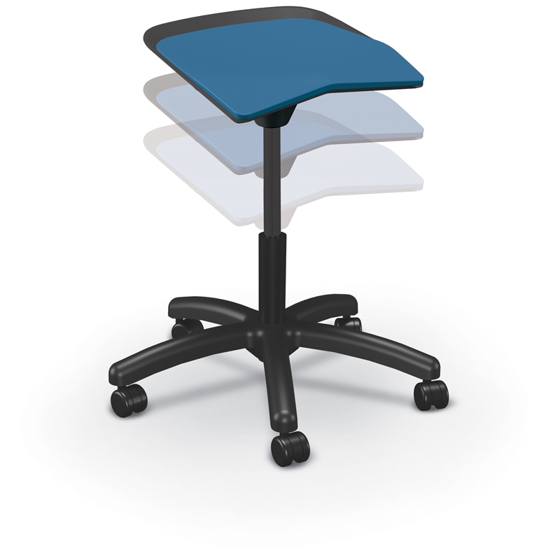 MooreCo Elate Backless Task Stool Endless Sea Foam Seat