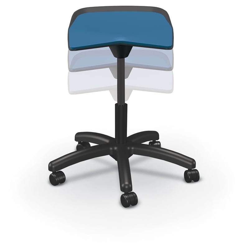 MooreCo Elate Backless Task Stool Endless Sea Foam Seat