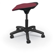 MooreCo Elate Backless Task Stool Maroon Foam Seat