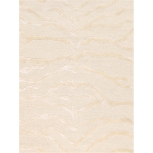 pasargad home edgy hand-tufted bamboo silk & wool area rug ivory