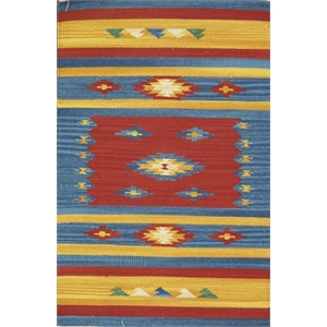 pasargad home anatolian kilim hand-woven cotton area rug- 6' 0