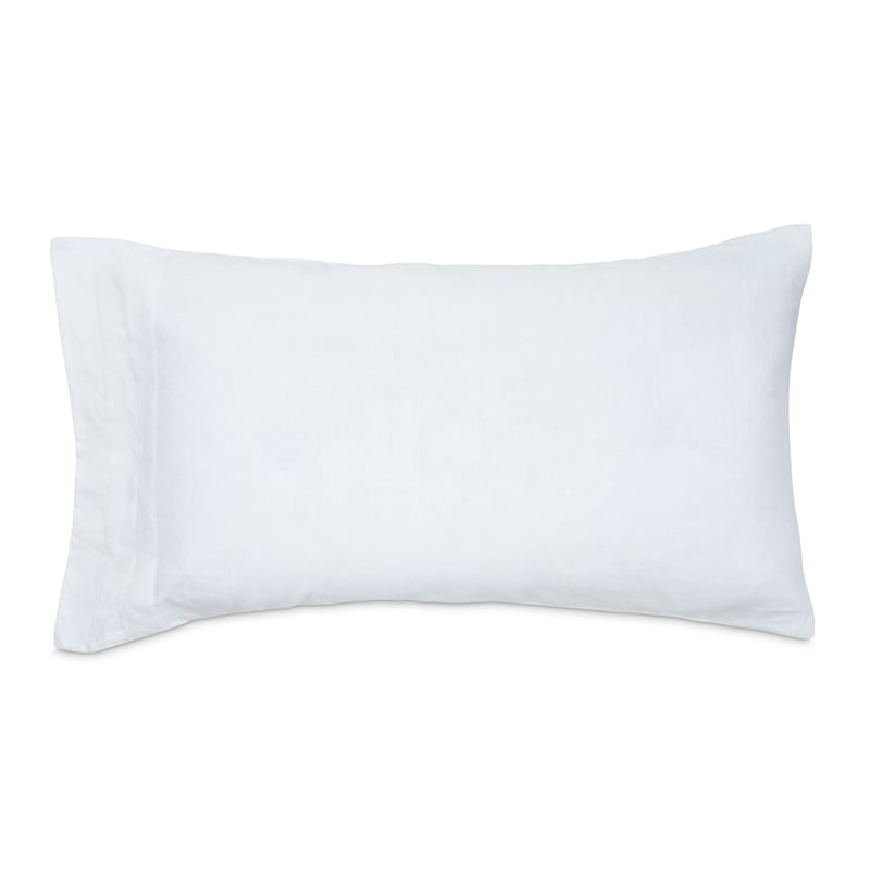 Michael Amini Addison 6-Piece Queen Linen Duvet Set in White