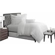 Michael Amini Addison 6-Piece Queen Linen Duvet Set in White