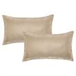 Michael Amini Alton 3-Piece King Fabric Coverlet Set in Gold