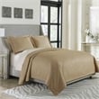 Michael Amini Alton 3-Piece Queen Coverlet Set in Gold