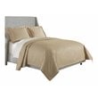 Michael Amini Alton 3-Piece Queen Coverlet Set in Gold