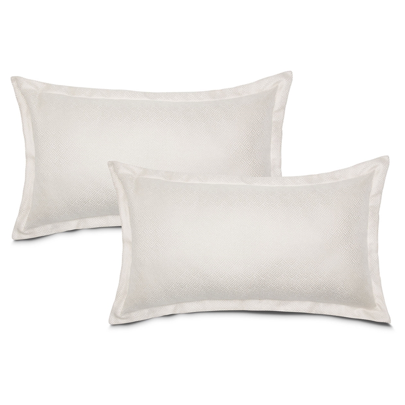 Michael Amini Potenza 3-Piece Queen Throw Set - Ivory Pearl
