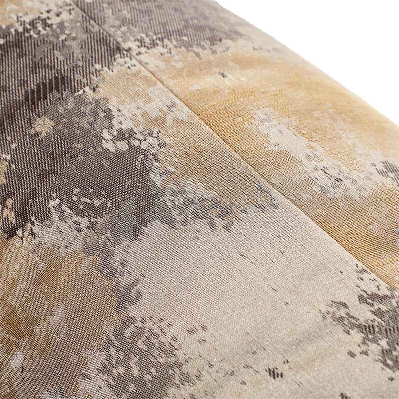 Michael Amini Aubrey 9-piece Fabric Queen Comforter Set in Patina Gray/Tan