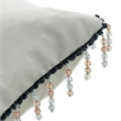 Michael Amini Regent 9-Piece Queen Velvet Comforter Set in Ice Blue/Silver