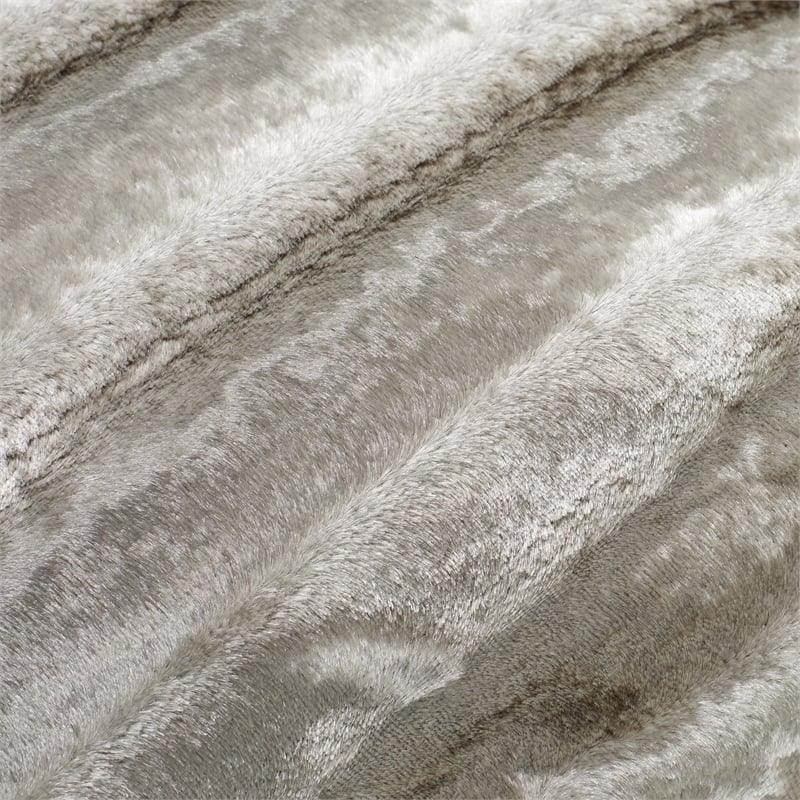 Michael Amini Regent 9-Piece Queen Velvet Comforter Set in Ice Blue/Silver