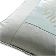 Michael Amini Regent 9-Piece Queen Velvet Comforter Set in Ice Blue/Silver