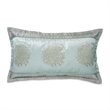 Michael Amini Regent 9-Piece Queen Velvet Comforter Set in Ice Blue/Silver