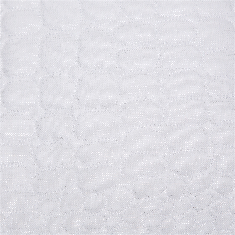 Michael Amini Brilliance 3-piece Pebble Stitch Fabric King Duvet Set in White