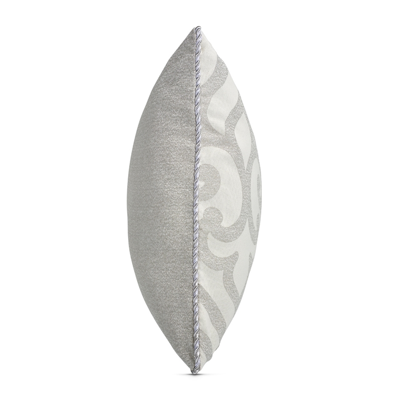 Michael Amini Canterbury 7-piece Jacquard Fabric Queen Comforter Set in Silver