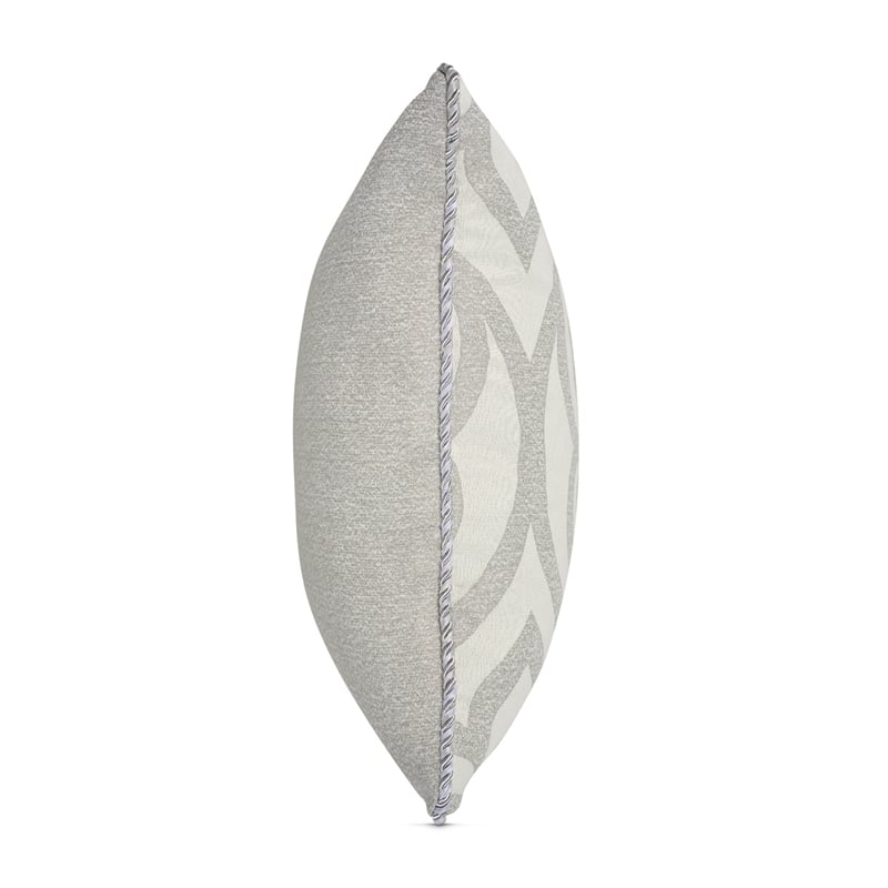 Michael Amini Canterbury 7-piece Jacquard Fabric Queen Comforter Set in Silver