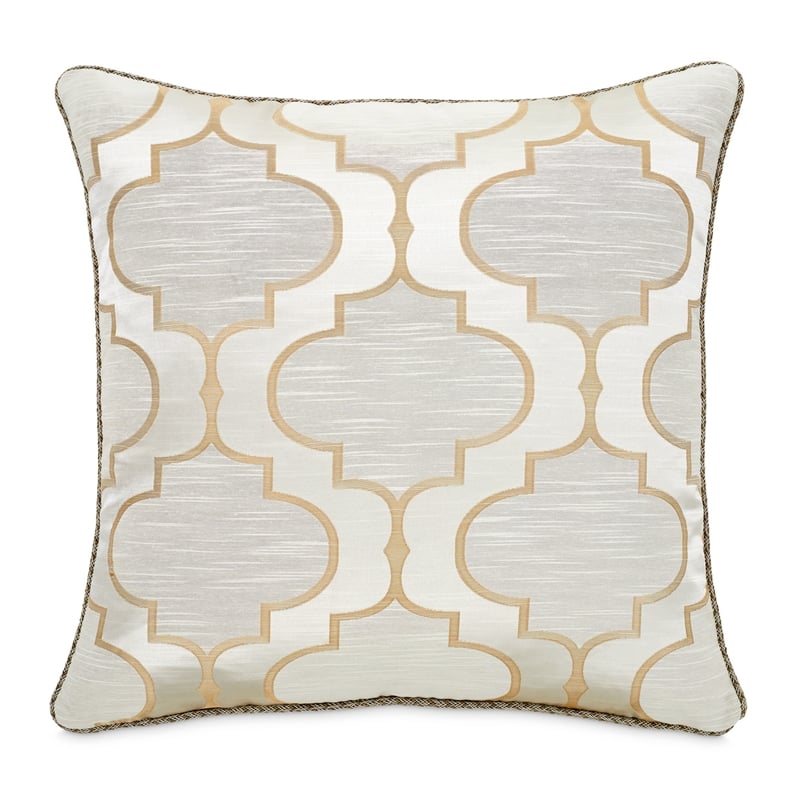 Michael Amini Spectrum 10-Piece Fabric Queen Comforter Set - Pearl Ivory