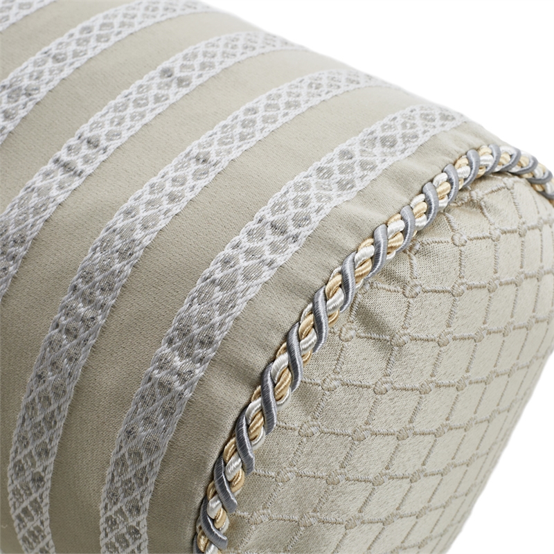 Michael Amini Sycamore Grove 9-Piece Queen Comforter Set - Silver