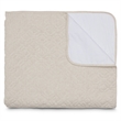 Michael Amini Taylor 3-piece Geometric Fabric Queen Duvet Set in Natural