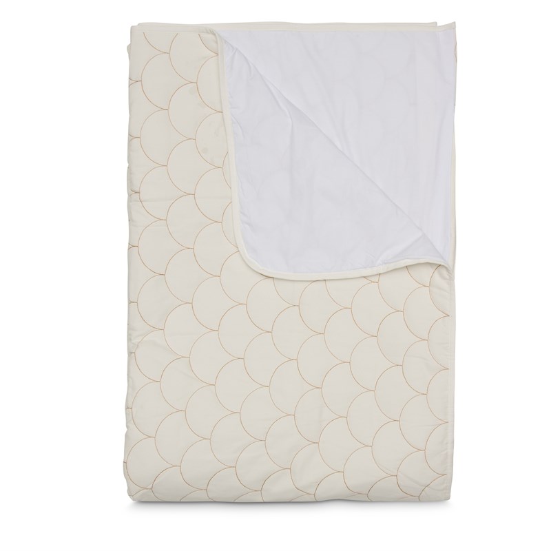 Michael Amini Trabuco 3-piece Embroidered Cotton King Duvet Set in White