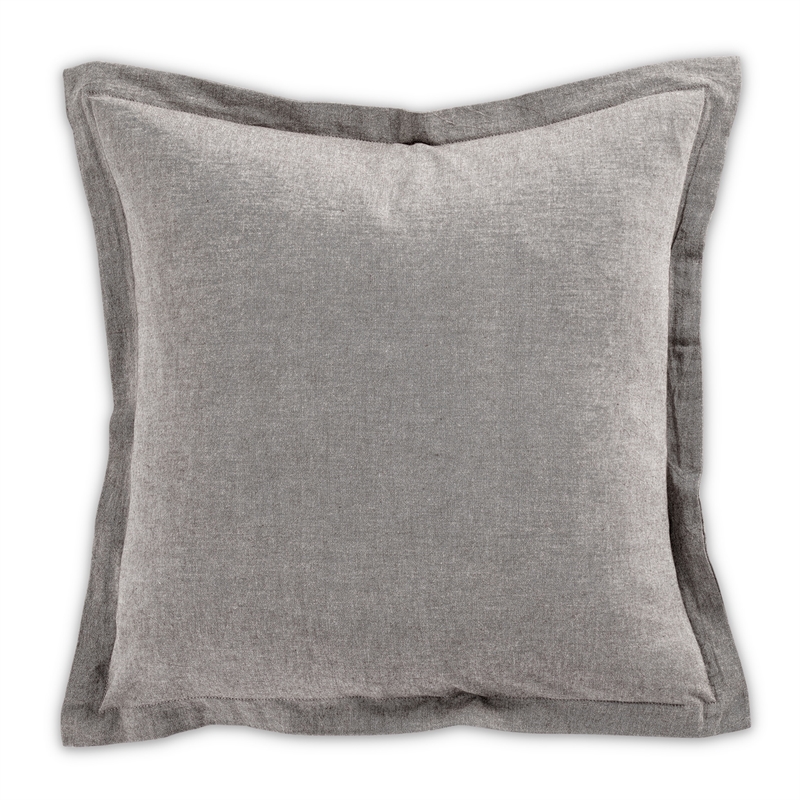 Michael Amini Ultra 7-piece Queen Cotton Duvet Set - Gray