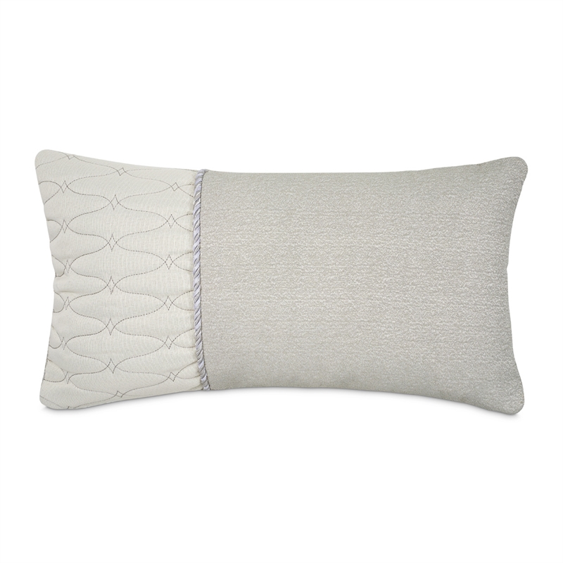 Michael Amini Canterbury 8-piece Jacquard Fabric King Comforter Set in Silver