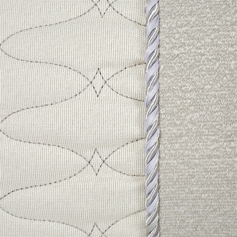 Michael Amini Canterbury 8-piece Jacquard Fabric King Comforter Set in Silver