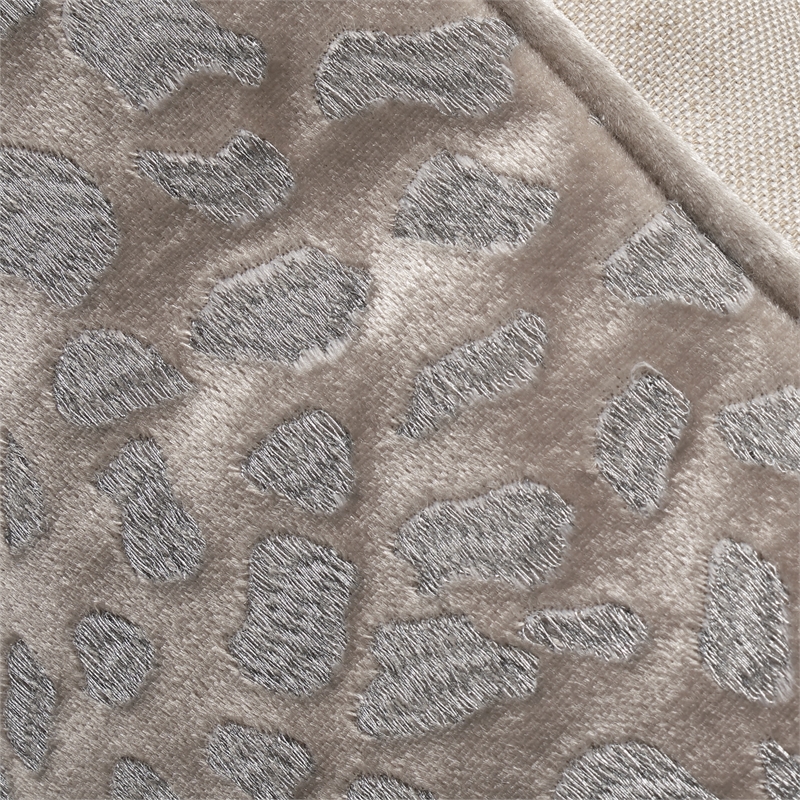 Michael Amini Captiva 9-piece Fabric Queen Comforter Set in Tan/Neutral