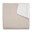 Michael Amini Dash 3-piece Pebble Pattern Fabric King Duvet Set in Natural