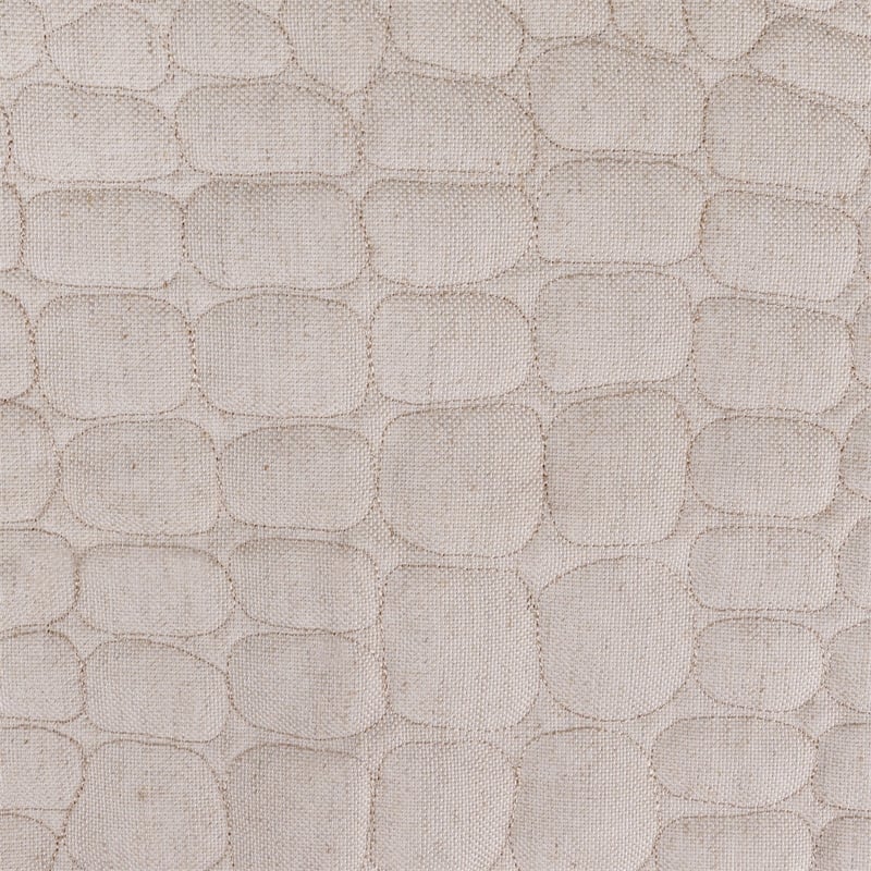 Michael Amini Dash 3-piece Pebble Pattern Fabric Queen Duvet Set in Natural