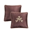 Michael Amini Elizabeth 12-piece Fabric Queen Comforter Set in Blue/Gold