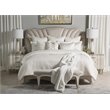 Michael Amini Hailey 9-piece Fabric Queen Comforter Set in Ivory/Natural