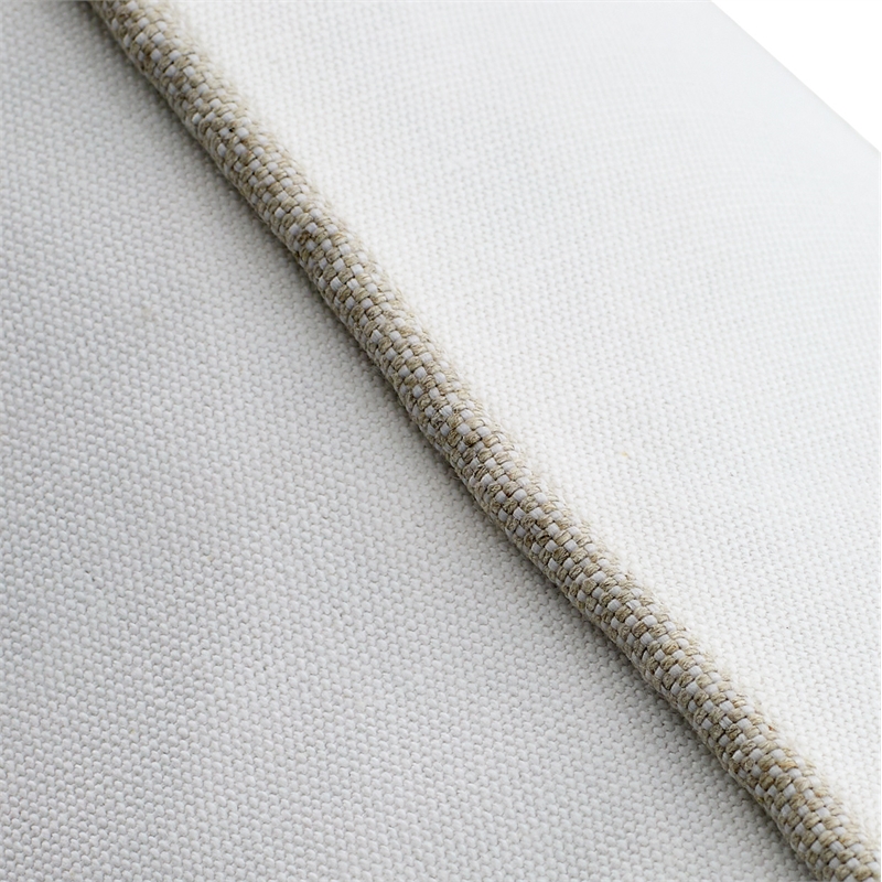 Michael Amini Harper 9-piece Geometric Cotton Queen Comforter Set in Natural