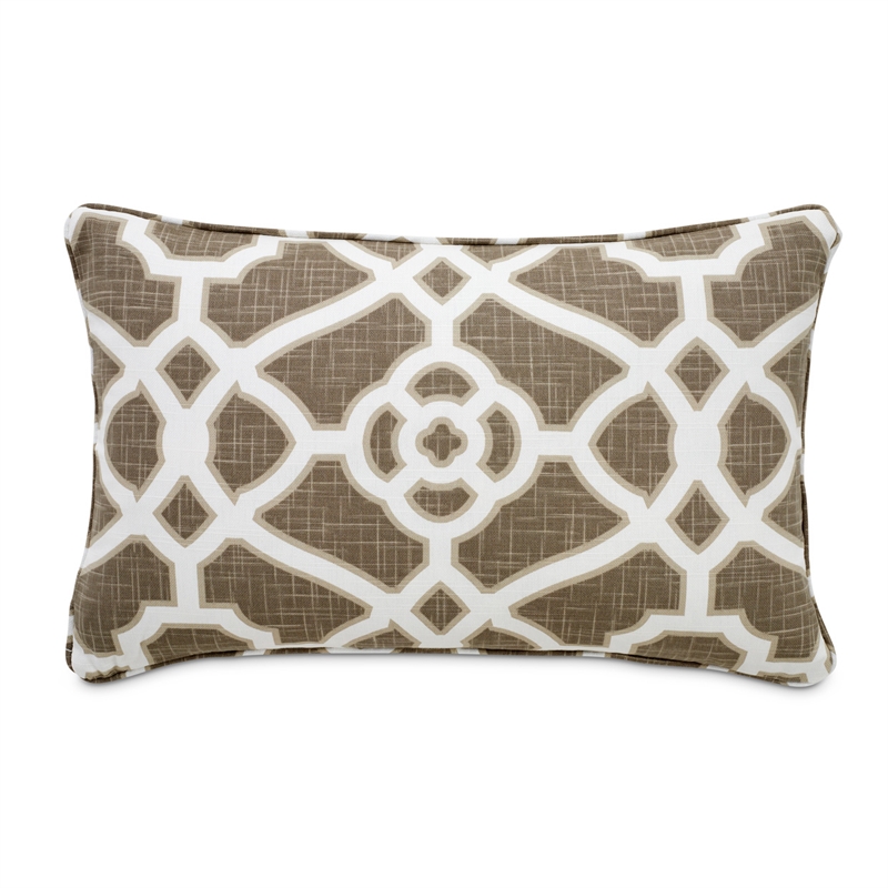 Michael Amini Harper 9-piece Geometric Cotton Queen Comforter Set in Natural