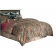 Michael Amini Madrid 4-piece Paisley Fabric Queen Comforter Set in Gold