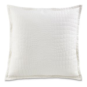 Michael Amini Ashworth 26&quot Square Euro Sham - White