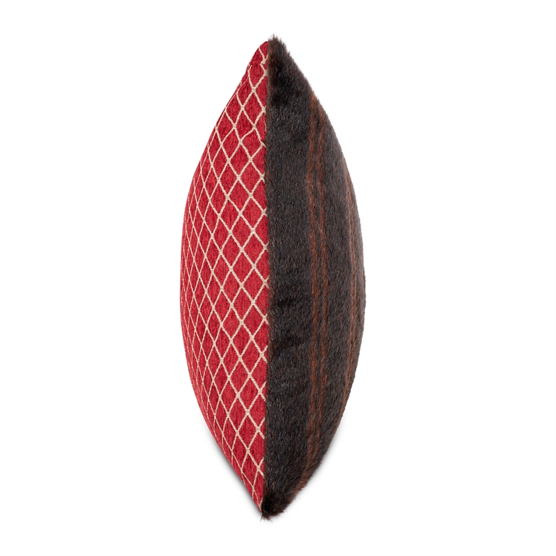 Michael Amini Lafayette 12-piece Fabric Queen Comforter Set in Red/Gold