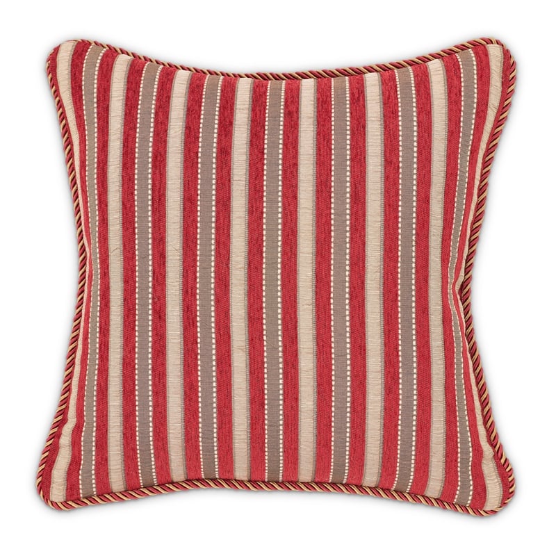 Michael Amini Lafayette 12-piece Fabric Queen Comforter Set in Red/Gold