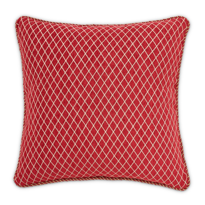 Michael Amini Lafayette 13-piece Fabric King Comforter Set in Red/Gold