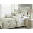 Michael Amini Marvel 9-piece Oversized Fabric Queen Duvet Set in Mist Green
