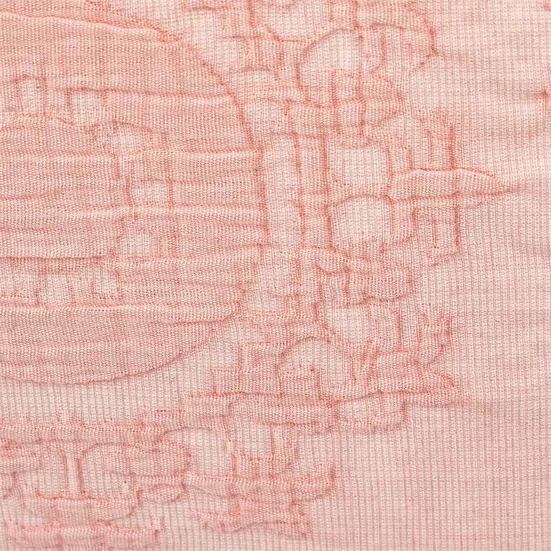 Michael Amini McKinley 2-piece Jacquard Cotton Twin Duvet Set in Quartz Pink