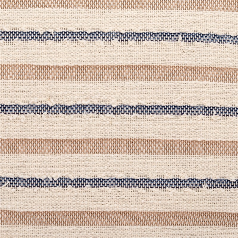 Michael Amini Mills 7-piece Oversized Cotton Queen Duvet Set in Denim Blue