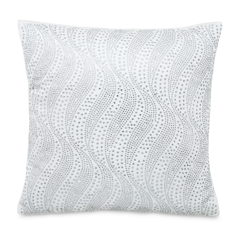 Michael Amini Newport 9-piece Fabric Queen Comforter Set in Gray/Platinum