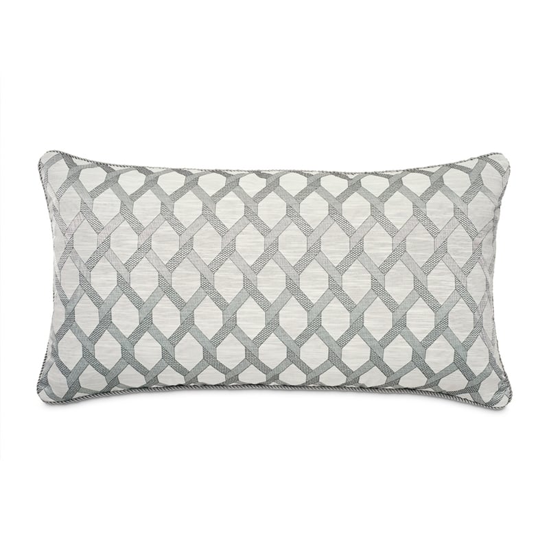 Michael Amini Newport 9-piece Fabric Queen Comforter Set in Gray/Platinum