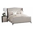 Michael Amini Oliver 9-piece Fabric Queen Comforter Set in Ivory/Gold Hint