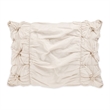 Michael Amini Savanna 2-piece Flower Cotton Twin Comforter Set in Stone