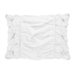 Michael Amini Savanna 2-piece Flower Cotton Twin Comforter Set in White