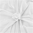 Michael Amini Savanna 2-piece Flower Cotton Twin Comforter Set in White