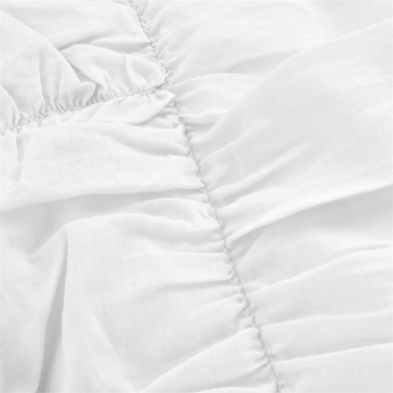 Michael Amini Savanna 5-piece Flower Cotton Queen Comforter Set in White